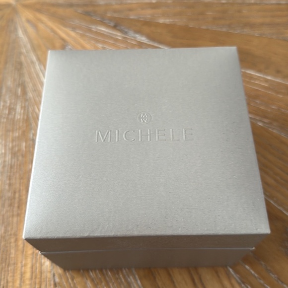 MICHELE Deco Madison Two-Tone 18K Gold-Plated Diamond Dial Watch - Picture 2 of 7